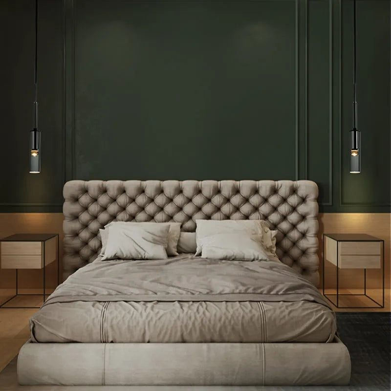 SoleilFumé - Scandinavian Wall Sconce in Smoked Glass