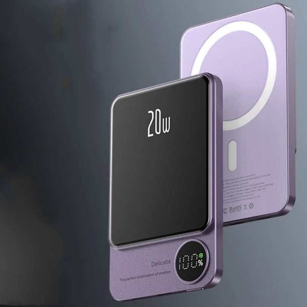 MagneticPulse Charger - Chargeur Magnétique Slim 5000 mAh