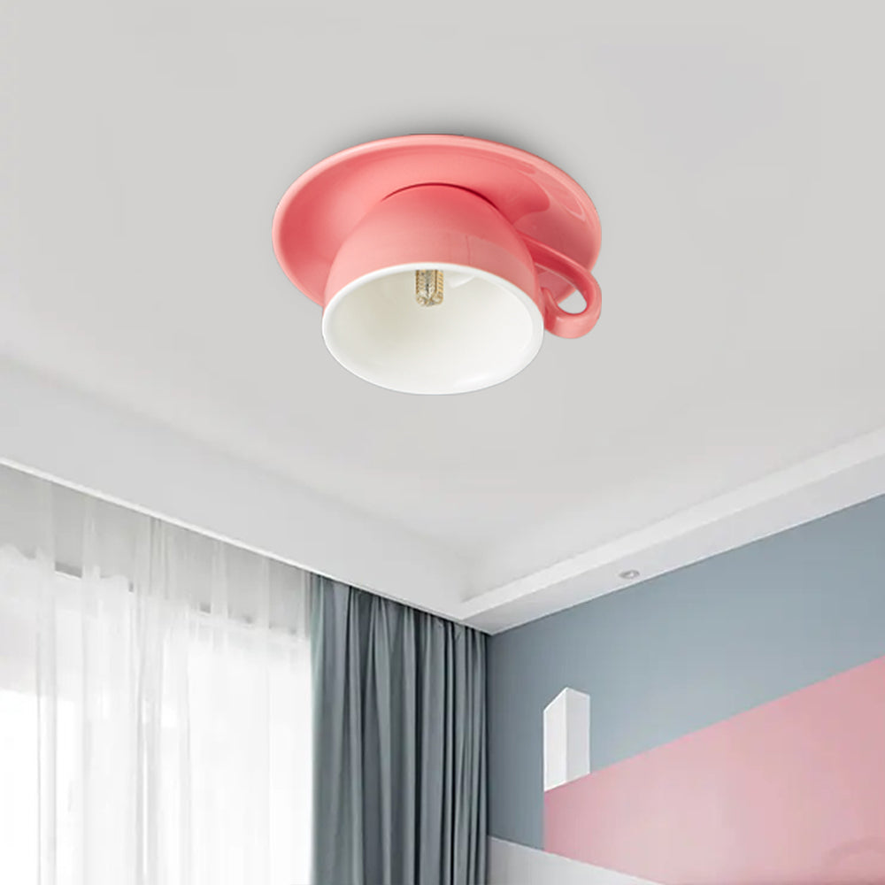 VibrantGlow - Colorful Ceramic Chandelier in Morandi Design