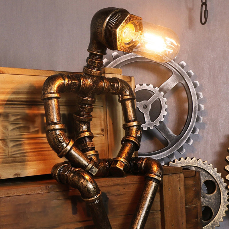 RoboLicht - Futuristic Bedside Lamp with Built-In Storage