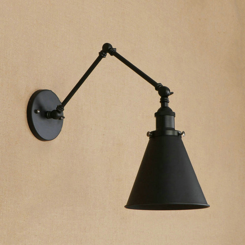 IndustrialFarm - Black and Rust Industrial Wall Sconce
