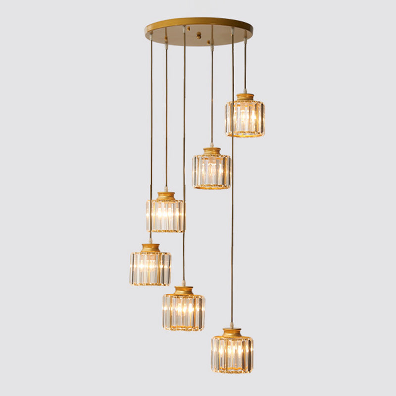 LumiDrum Pendant - Crystal Chandelier for a Modern Interior