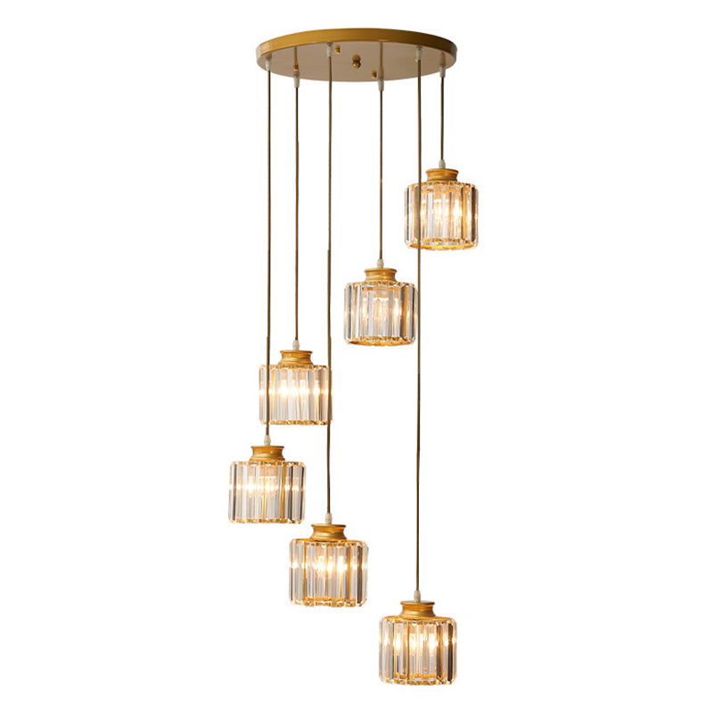 LumiDrum Pendant - Crystal Chandelier for a Modern Interior