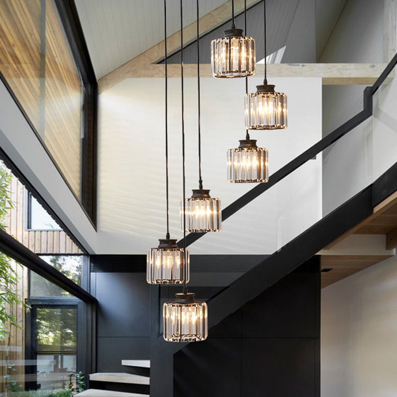 LumiDrum Pendant - Crystal Chandelier for a Modern Interior