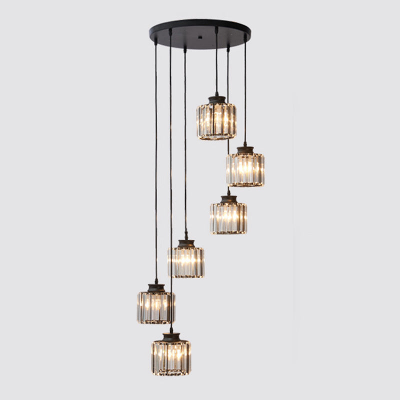 LumiDrum Pendant - Crystal Chandelier for a Modern Interior