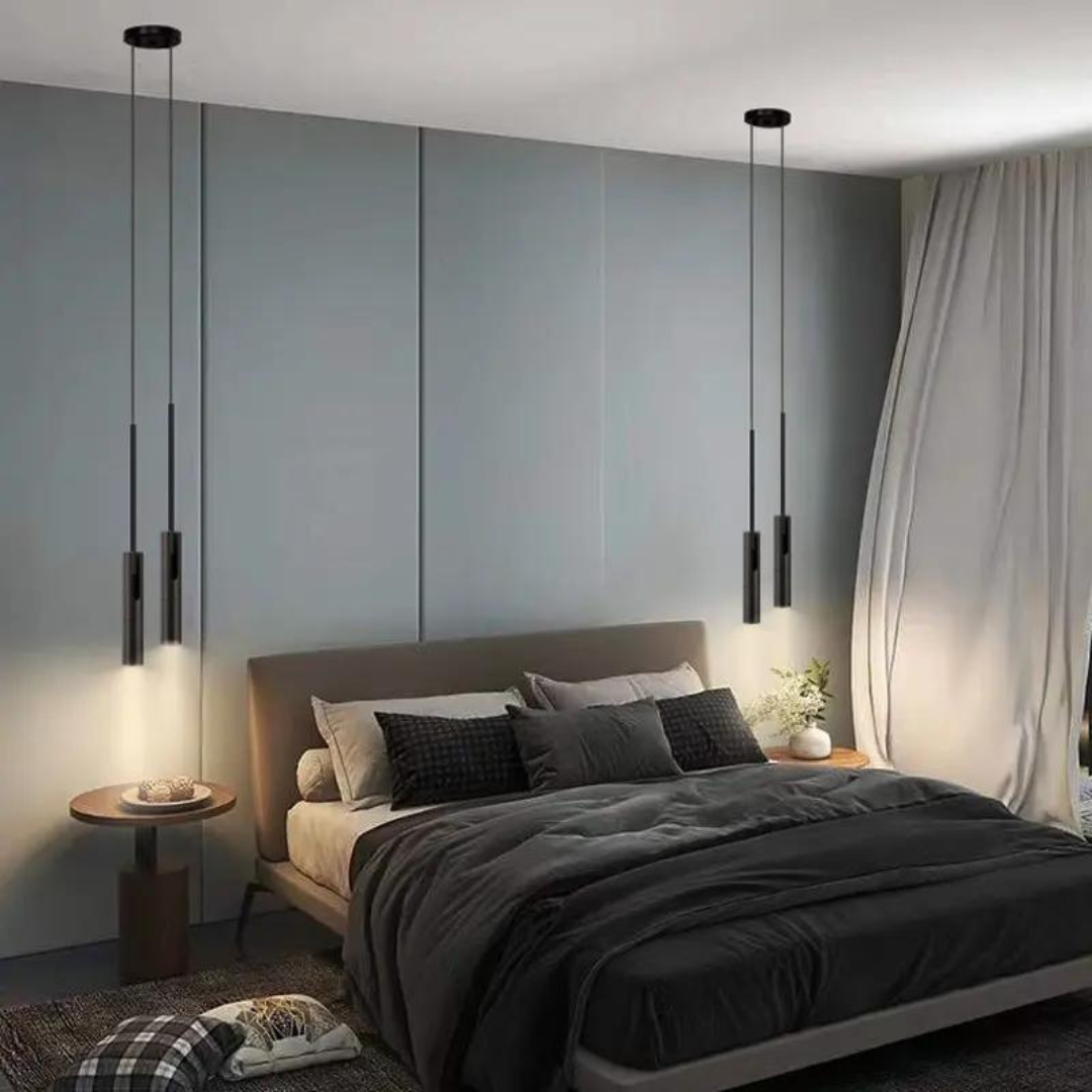 LumaVeil - Elegant LED Pendant Light for a Bedroom Full of Ambiance
