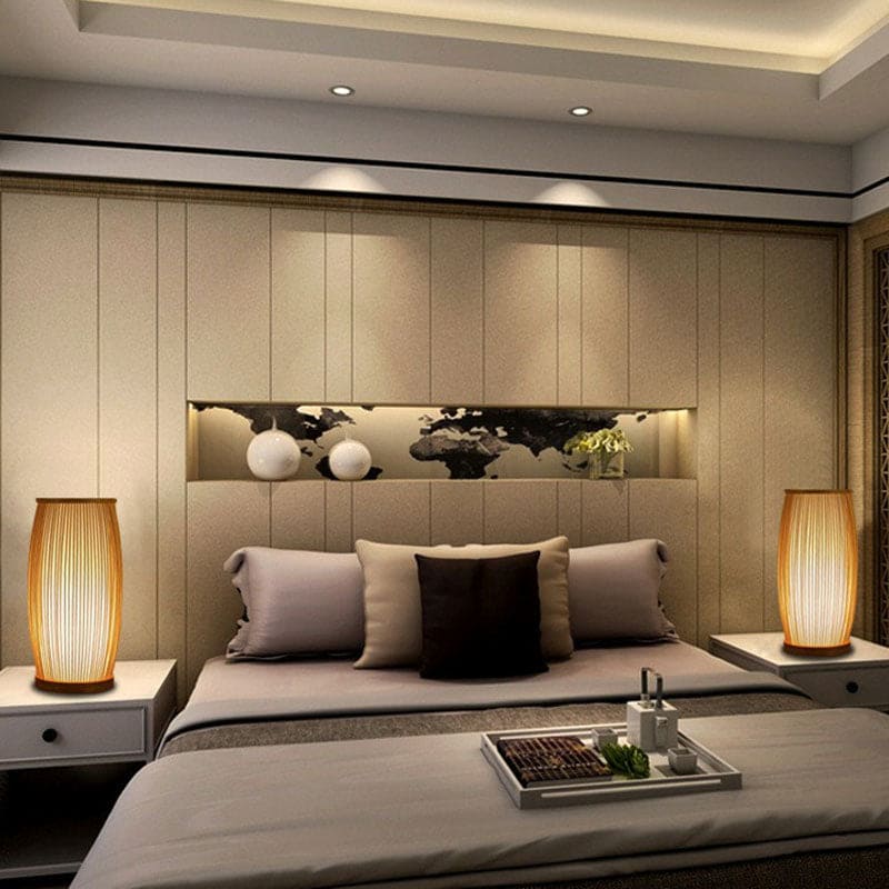 Bamboo Bright - Natural Bamboo Table Lamp for a Warm Ambience