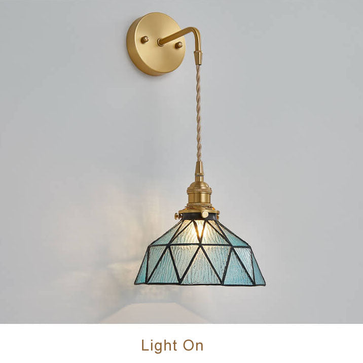 Aquarius - Elegant Wavy Glass Wall Sconce
