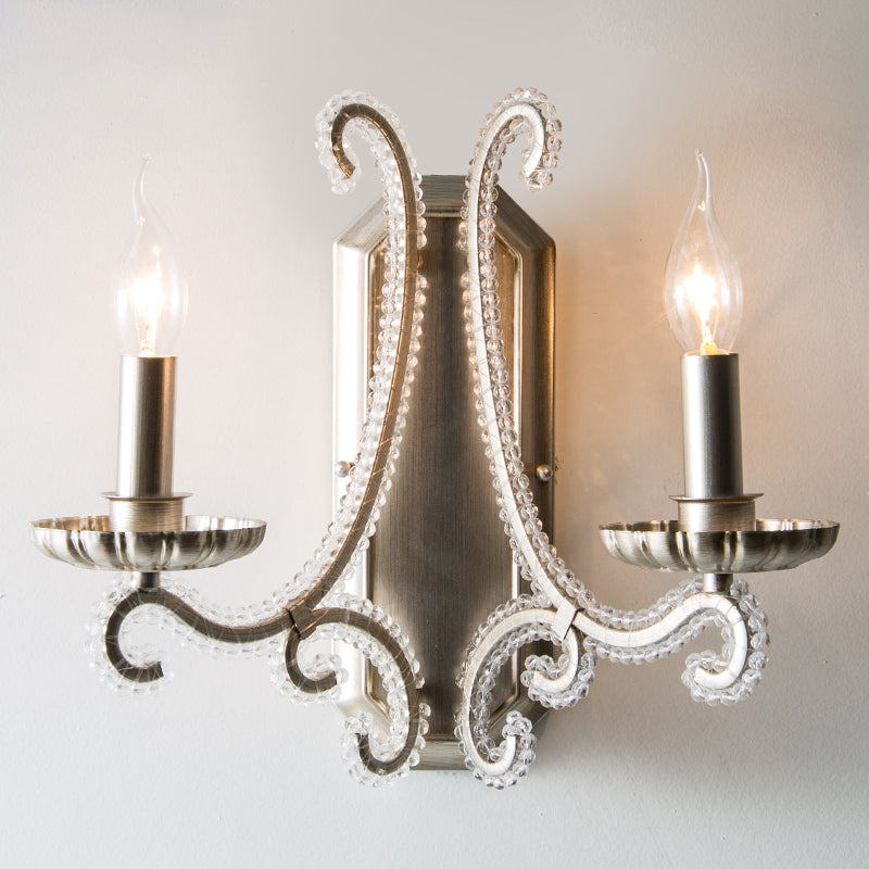 Belvane - Crystal Wall Sconce for Elegant Interiors