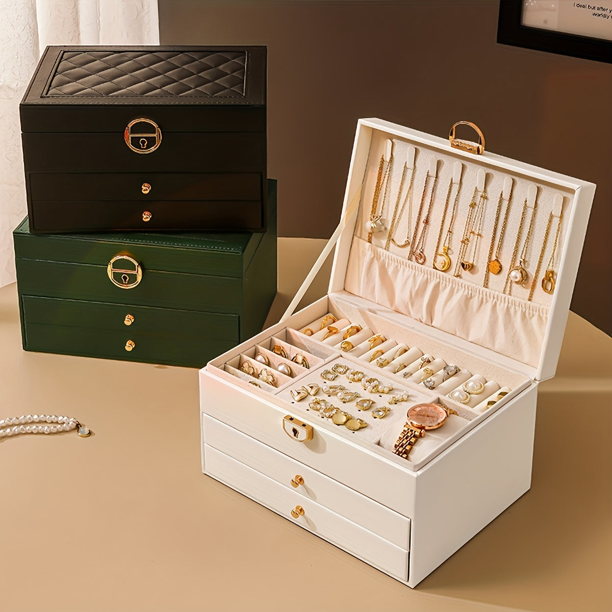 Ulmara - Luxury Leather Jewelry Organizer