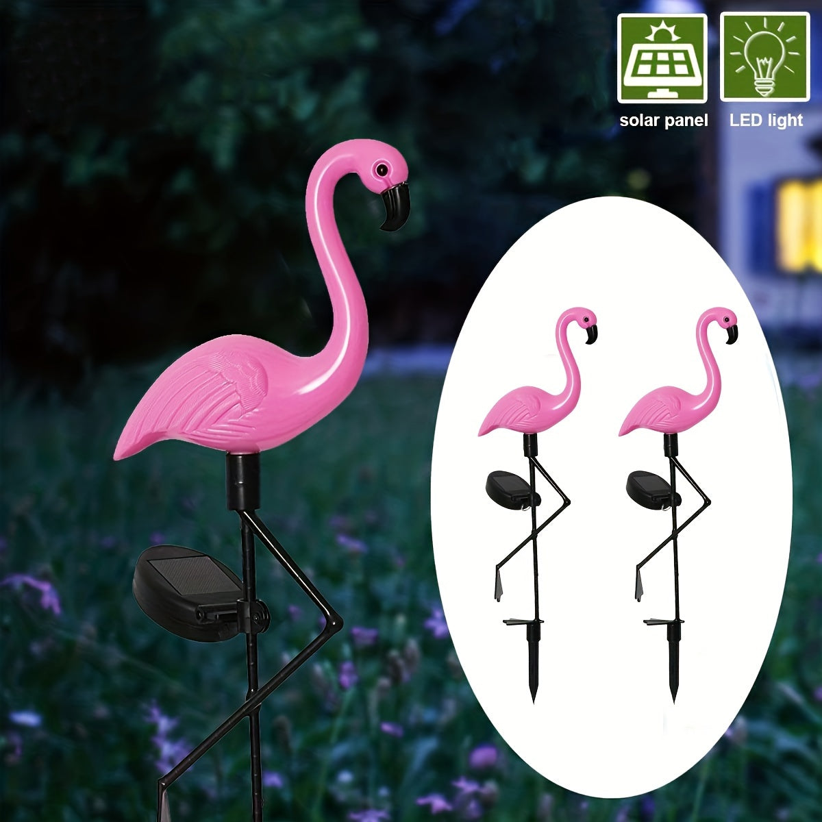 SolarFlamingo Light - Elegant Solar Pink Flamingo Garden Light