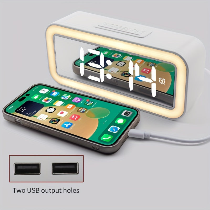 MirrorTime - Modern Mirror Digital Alarm Clock