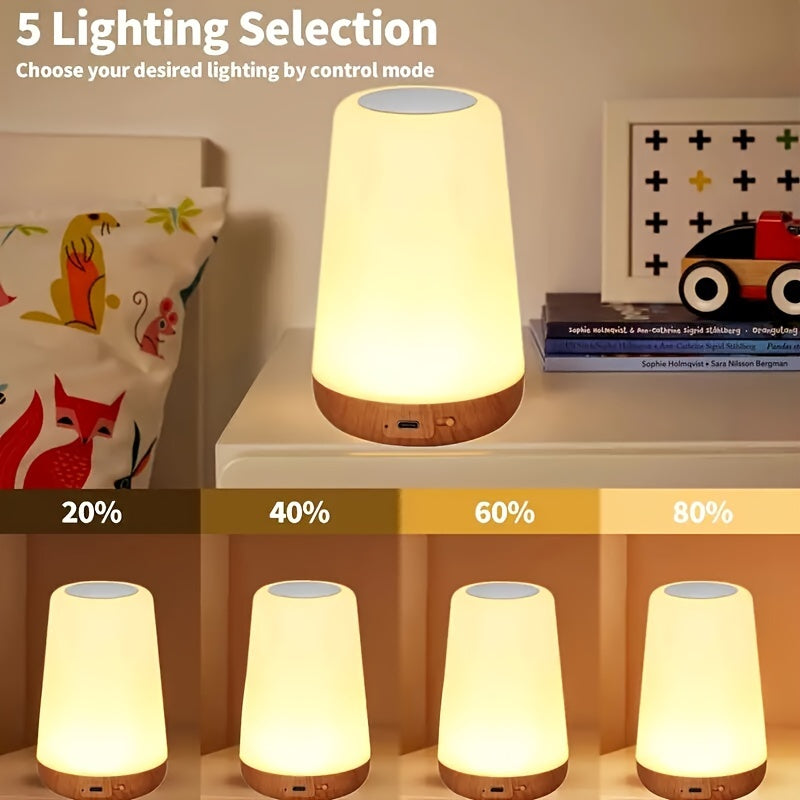 GlowLite - Rechargeable Touch-Control RGB Night Light