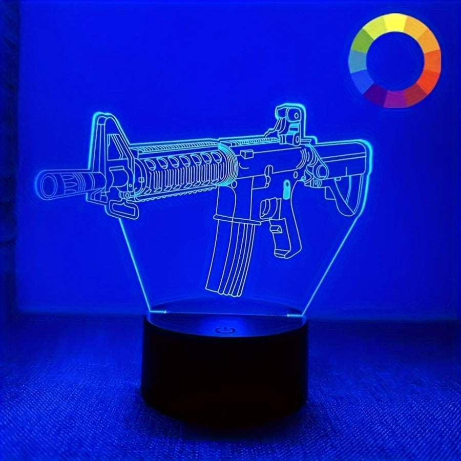 GeoLume - 3D LED Desk Lamp with Touch Control