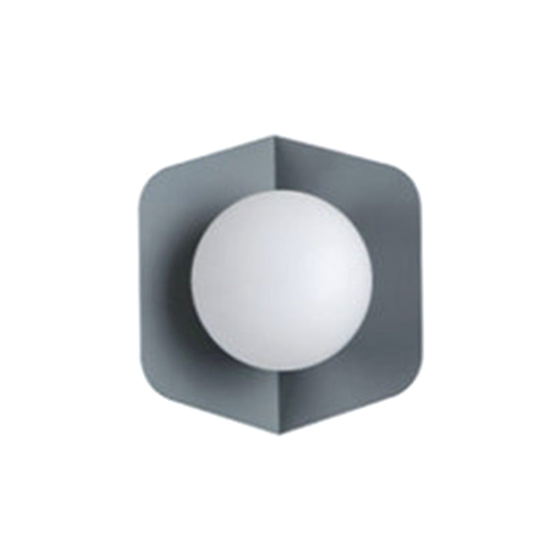 Macaroon - Modern Glass Shade Wall Sconce