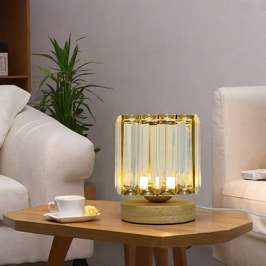 Tavessa - Luxury LED Glass Table Lamp