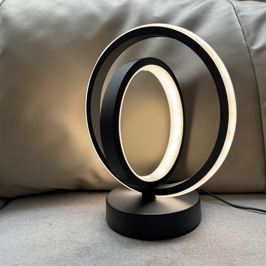 LumiSunset - Elegant Dimmable USB Table Lamp