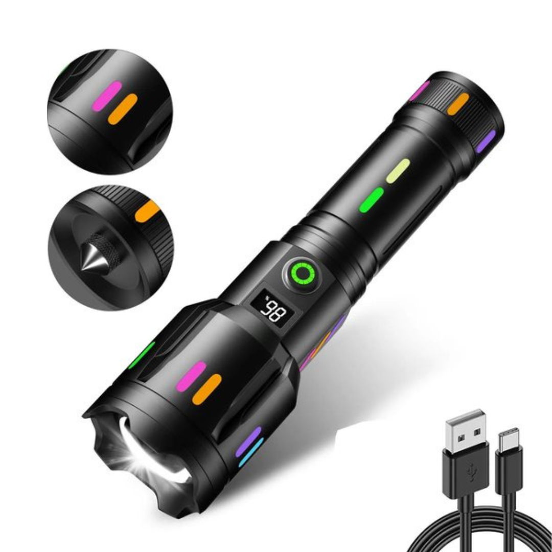 LumenPro - Lampe torche LED puissante pour l'aventure