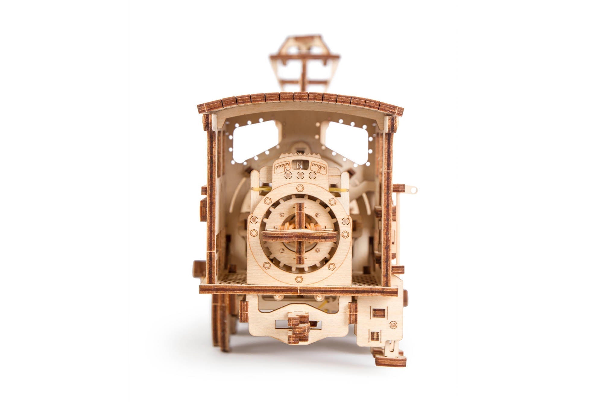 TrainCraft 3D Puzzle - Historic Wooden Locomotive with Wagon