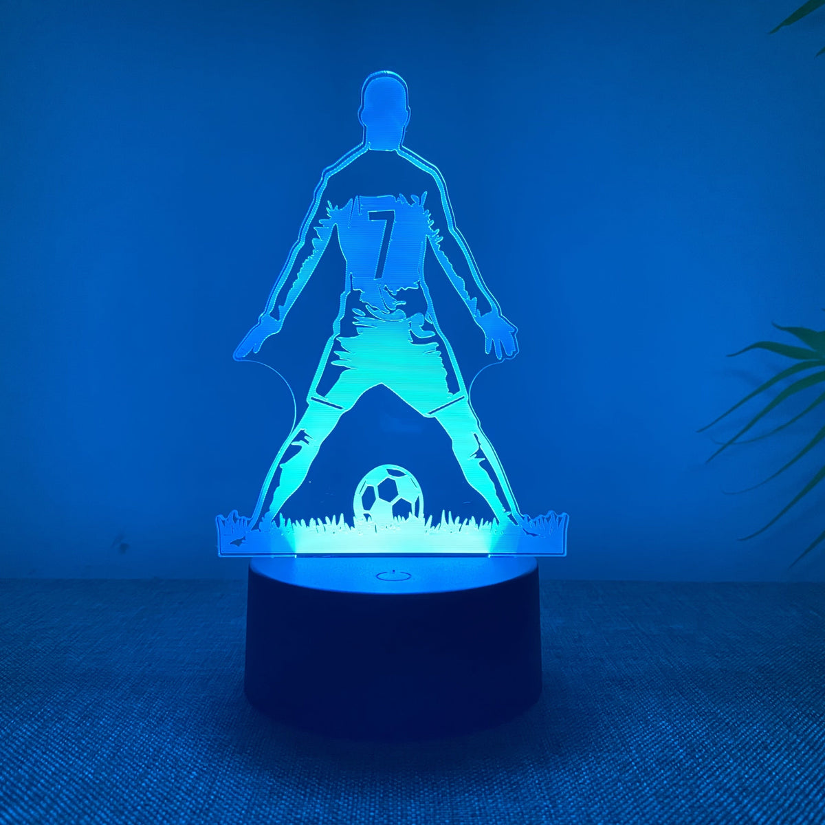 SportGlow - 3D Soccer Player Color-Changing LED Night Light
