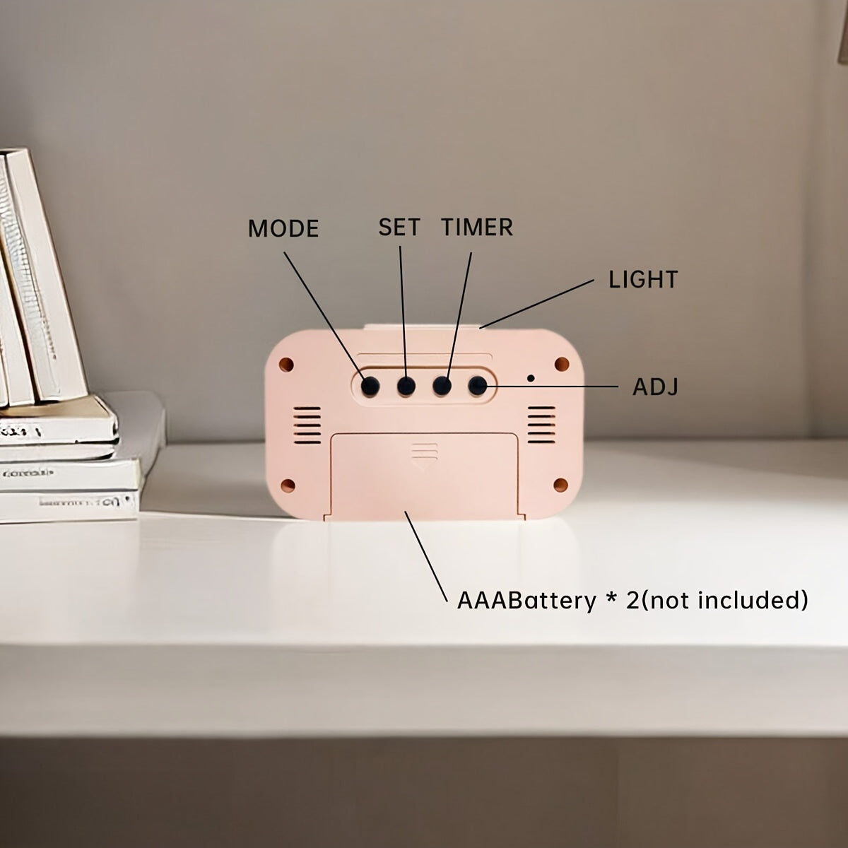 Oclarion - Elegant Digital Alarm Clock with LED Backlight