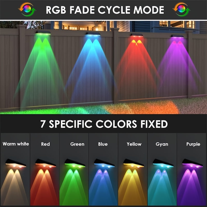 SolarShine - Multicolor Solar LED Outdoor Wall Light