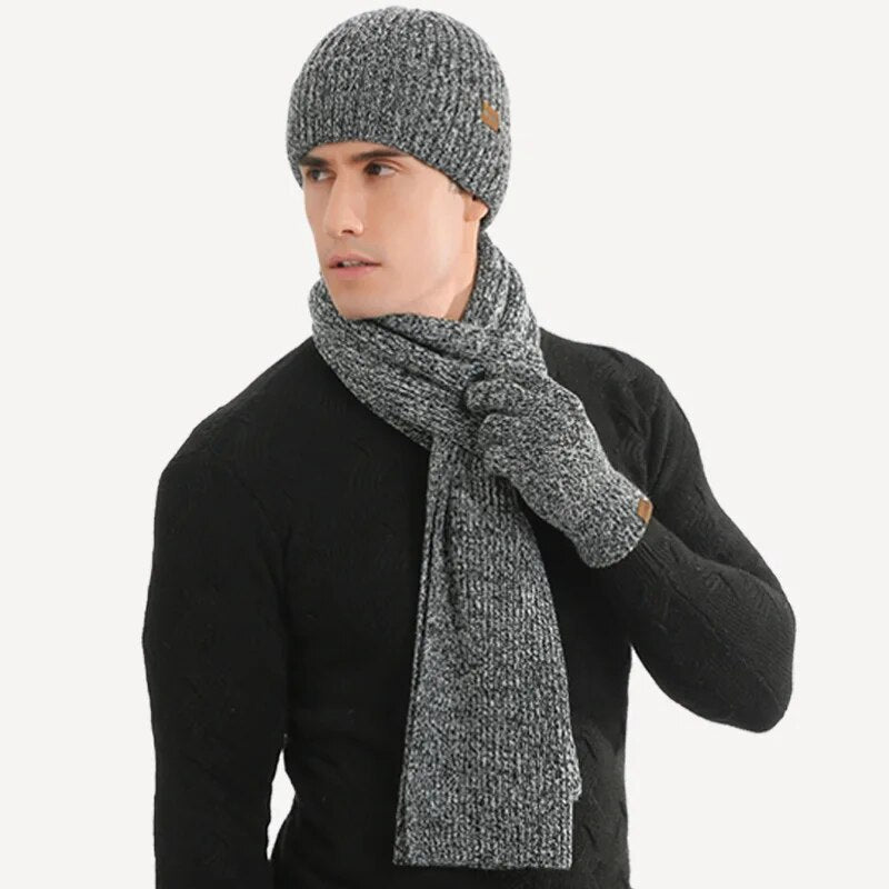 ArcticStyle - Winter Beanie, Scarf and Gloves Set