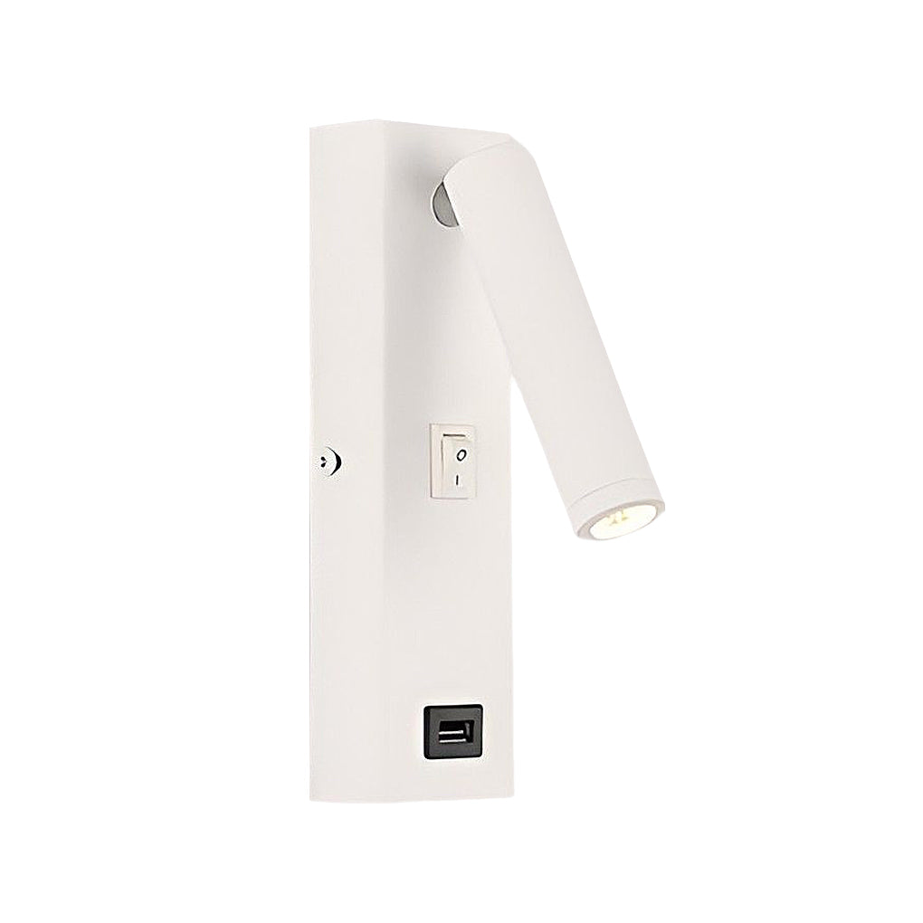 ArtiLicht - Adjustable LED Wall Sconce with USB Charging Port