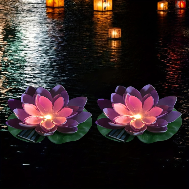 Upetal - Lotus-Shaped LED Solar Garden Lanterns