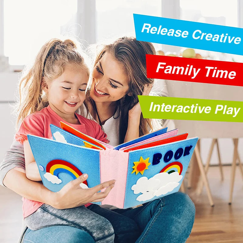 JollyTouch - 3D Montessori Activity Board, Sensory Toy for Babies 0-3 Years