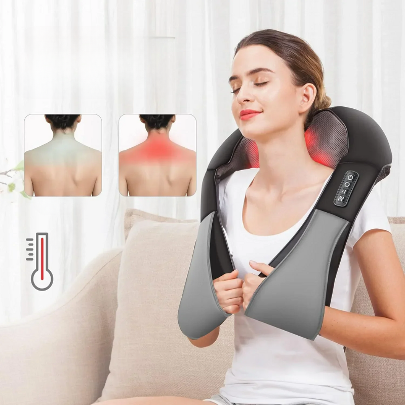Relief Masseur Musculaire - Appareil de Massage Chauffant a Plusieurs Modes