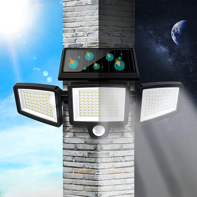 Secureshine - Projecteur Solaire LED de Sécurité avec Détecteur de Mouvement