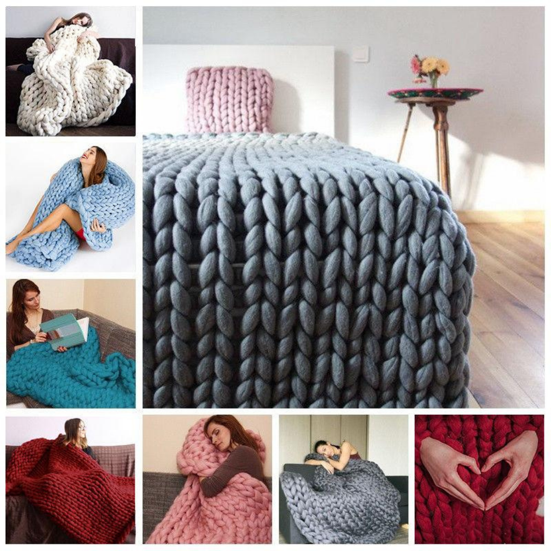 WinterVibe DIY Blanket - Couverture Unique Hiver