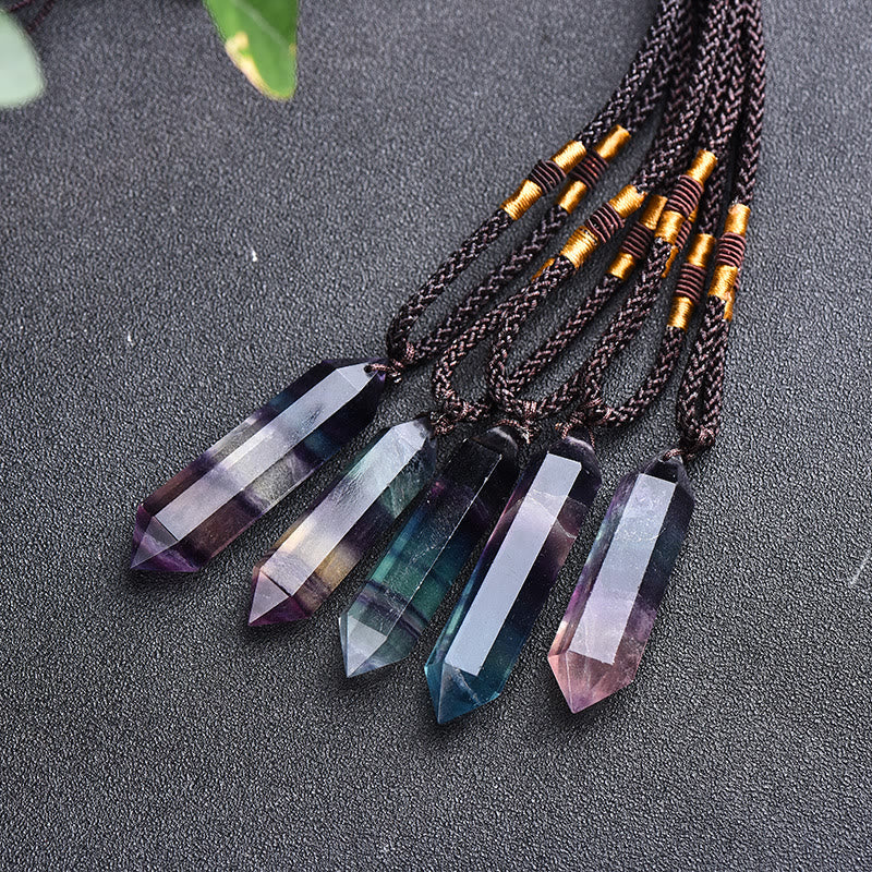 Lyra - Collier cristal améthyste guérissant naturel