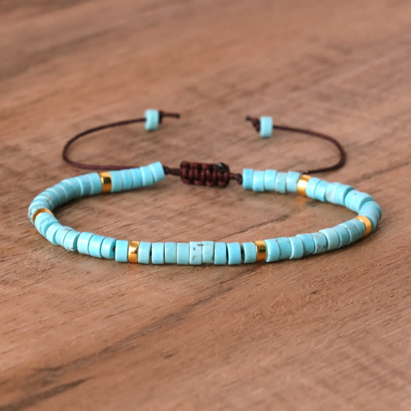 Seraphina - Bracelet tressé en pierres naturelles 2,4 mm