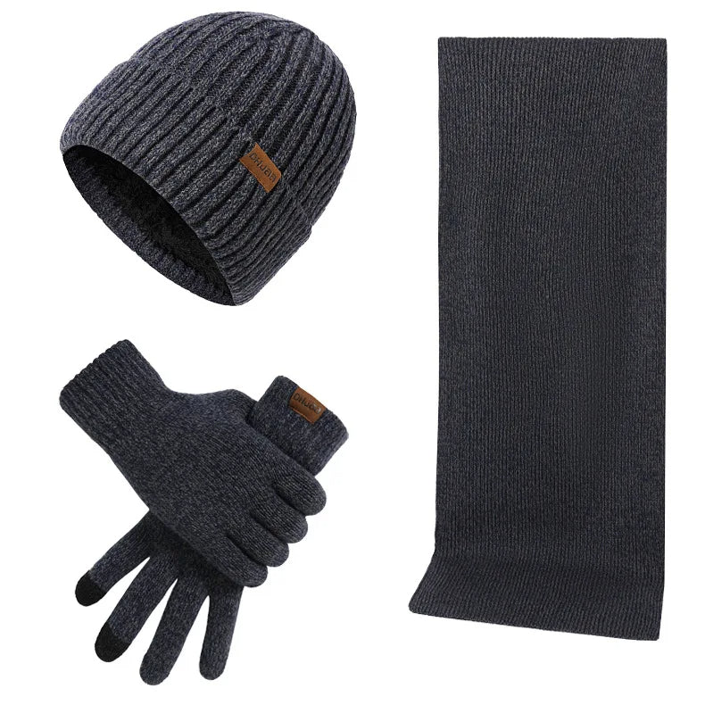 ArcticStyle - Winter Beanie, Scarf and Gloves Set