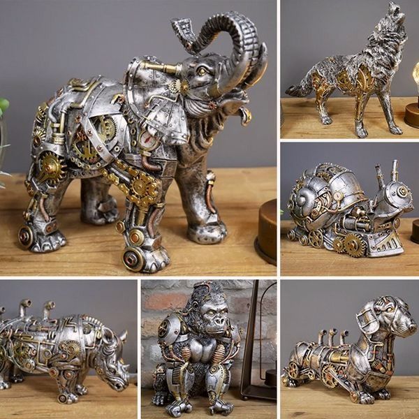 SteampunkBeasts - Figurines d'animaux mécaniques pour votre décoration