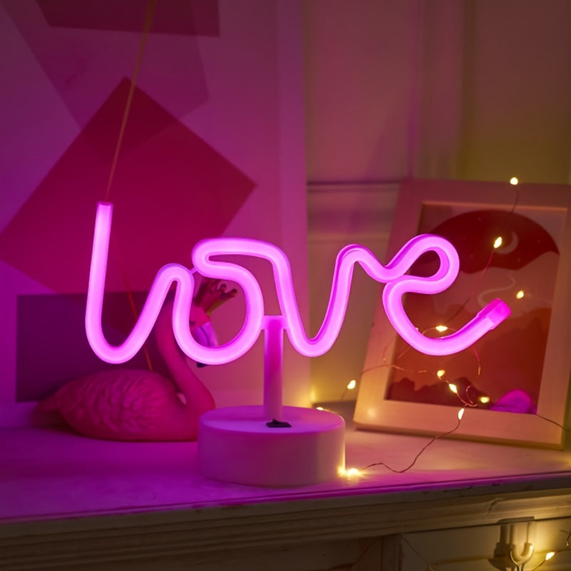 NeonLiefde Lamp - LED Neon Table Lamp for Parties and Weddings