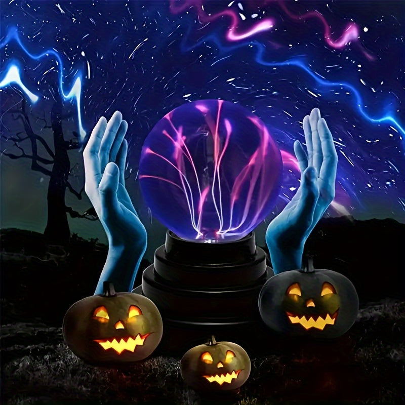 PlasmaGlow - Interactive USB LED Plasma Ball for Ambient Lighting