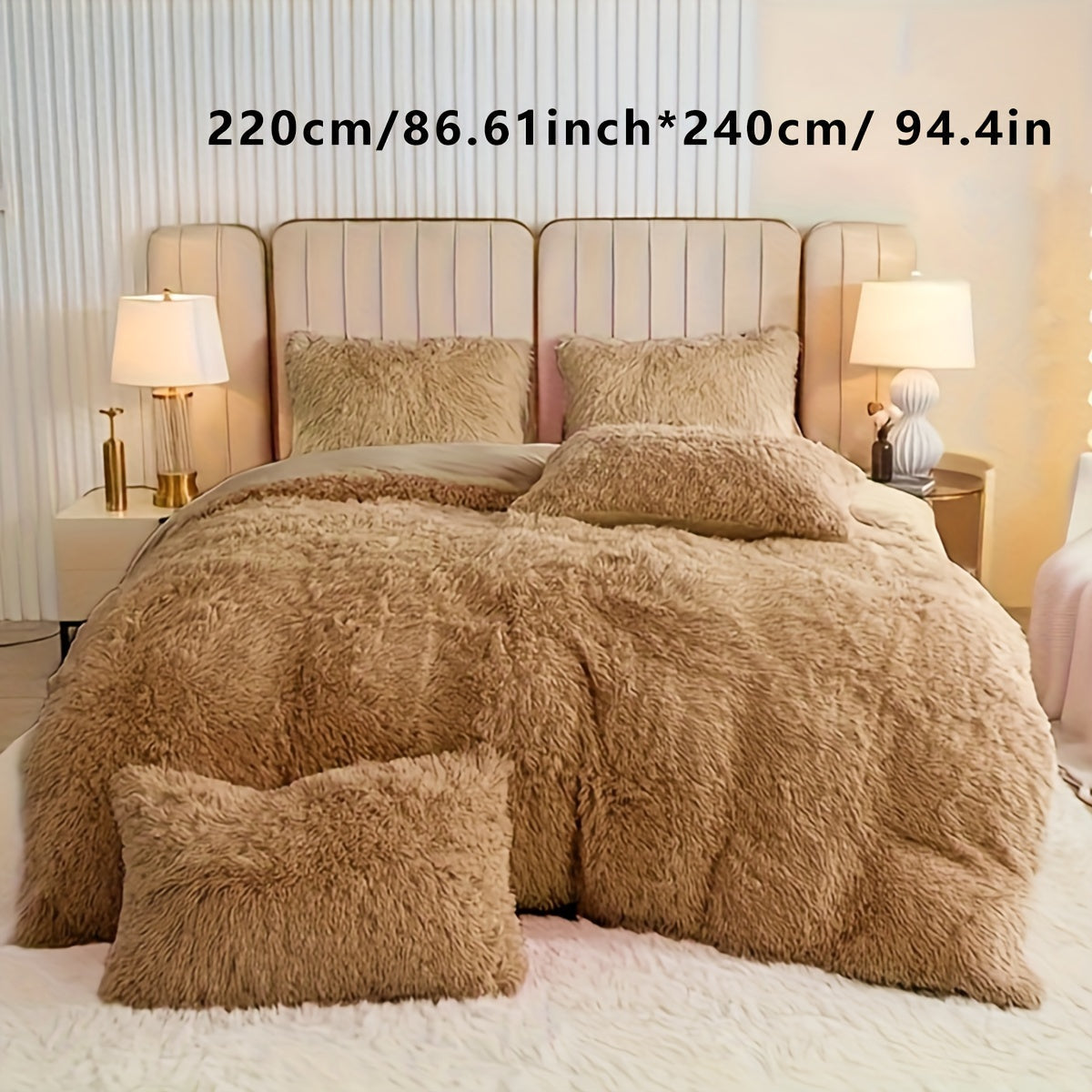 Gildveil - Soft Velvet Duvet Cover Set for Every Season