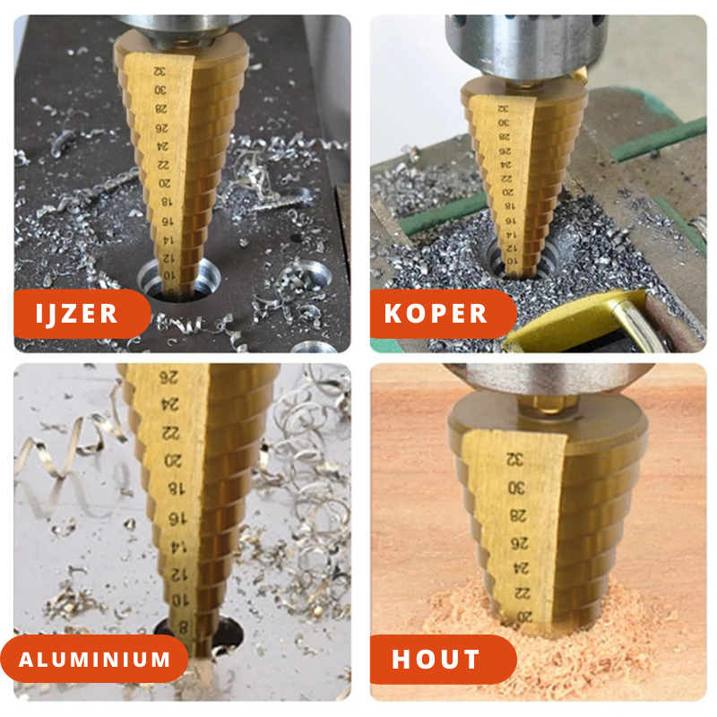 TitaniumPro Drill Set – Foret Précision Métal et Bois