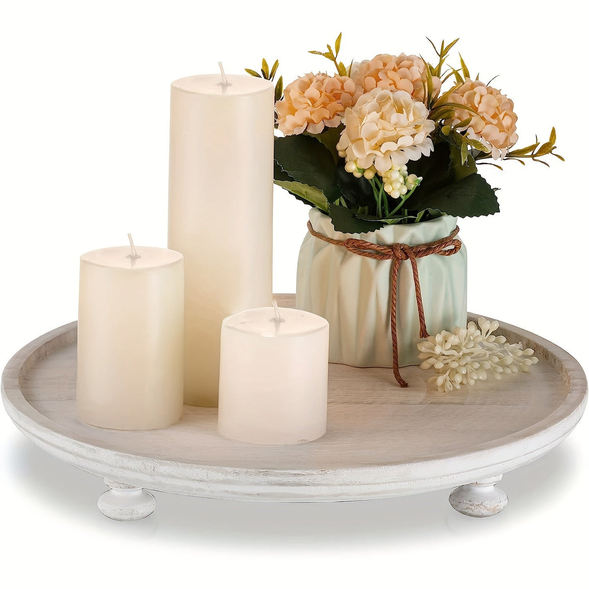 WoodBowl - Decorative Footed Wood Bowl for Every Occasion