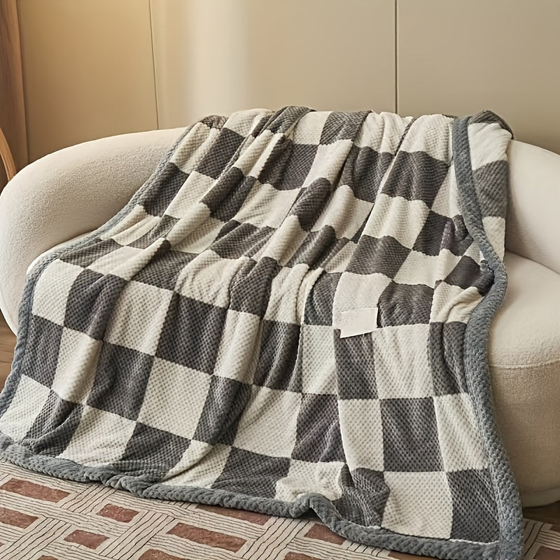 NLDD Coral Fleece - Cozy All-Season Throw Blanket for Living Room and Bedroom