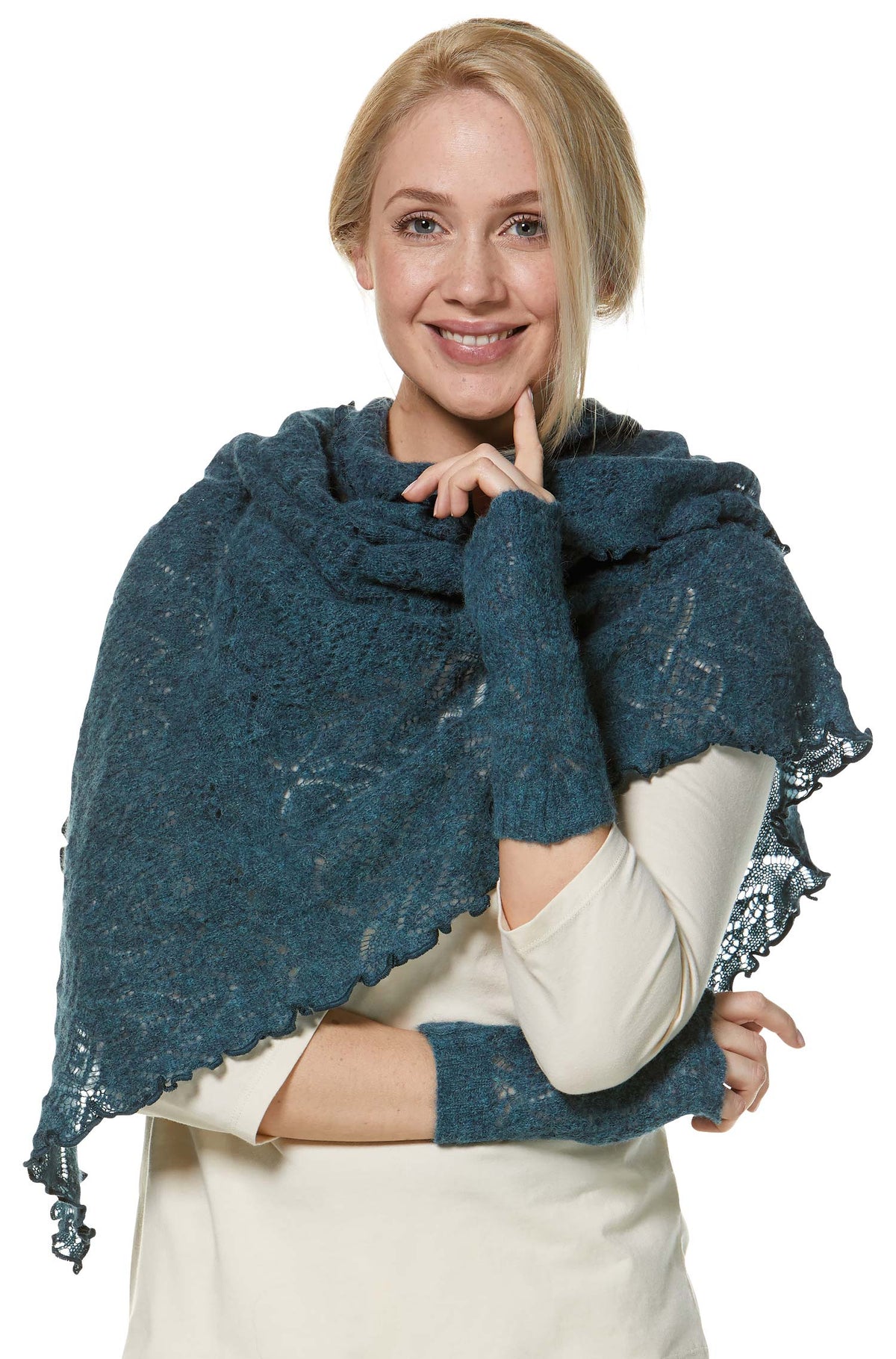 SoftWeave - Lightweight and Elegant Open-Knit Scarf
