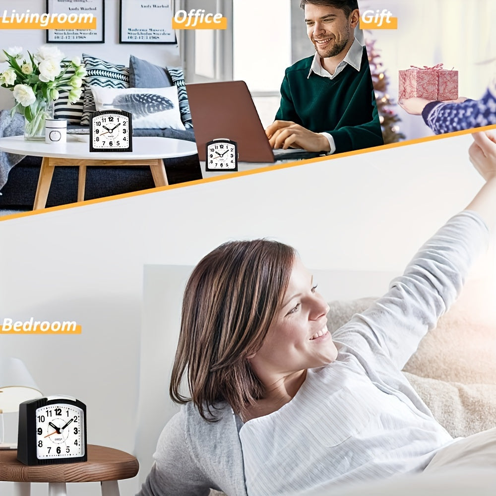 SnoozeEase - Quiet Elegant Alarm Clock with Snooze Function