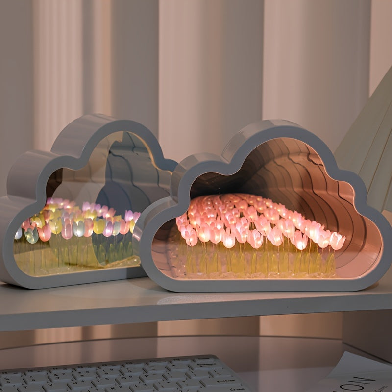 TulipGlow Lamp - Tulip LED Night Light for a Soft, Romantic Bedroom