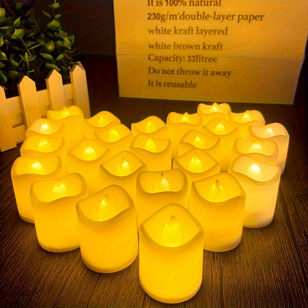 RomanticGlow - Flameless LED Tealight Candles for a Romantic Ambiance