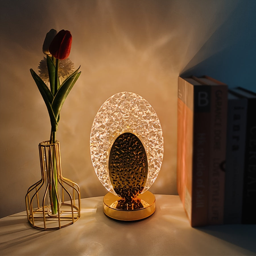 FeatherLamp - Touch-Control USB Table Lamp with Feather Design