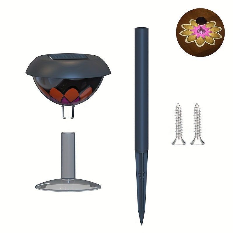 LumiLuxe - Modern Solar LED Garden Lamp