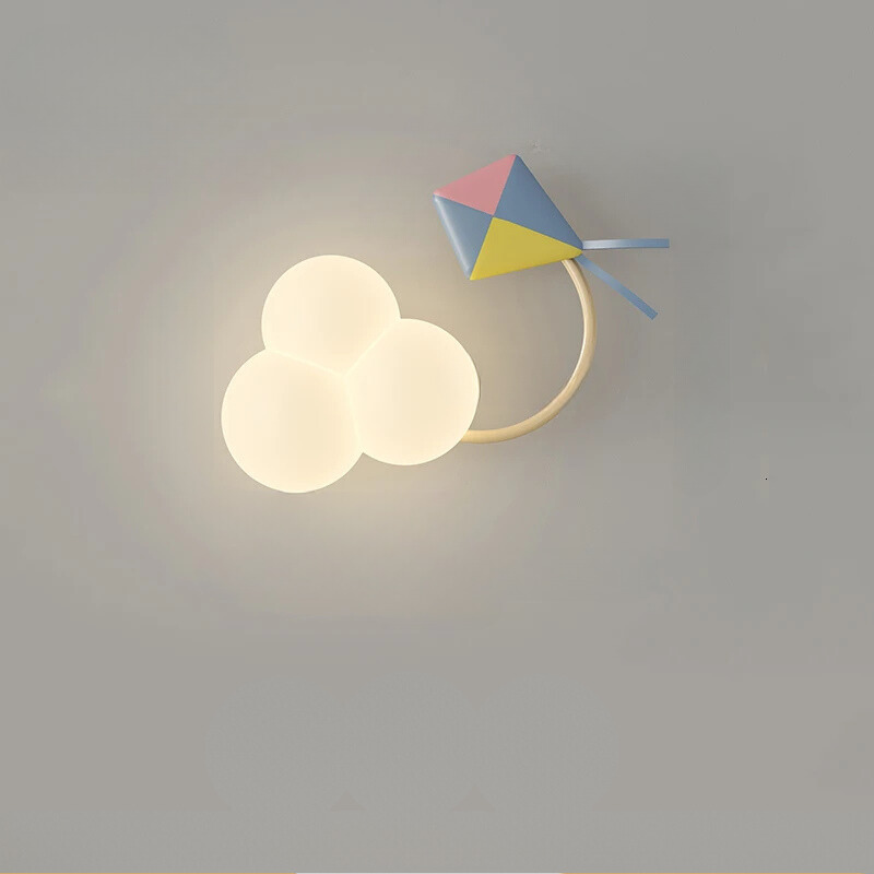 CartoonAirplane Light - Kids Bedroom Airplane Wall Lamp